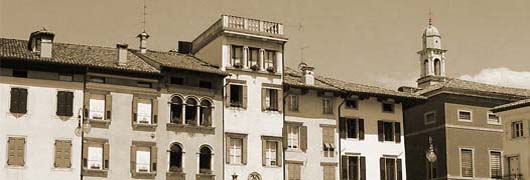 Veduta di alcuni appartamenti nel cuore del centro di Udine